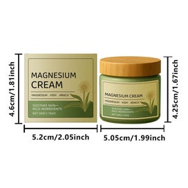 Listing 8 of 12 for 3PCS Total Relief Magnesiums Cream, Gentle Hydrating Magnesiums Lotion 50g