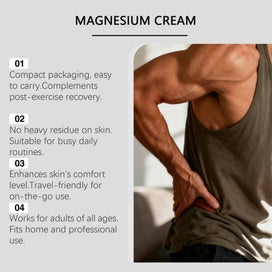 Listing 12 of 12 for 3PCS Total Relief Magnesiums Cream, Gentle Hydrating Magnesiums Lotion 50g