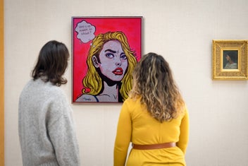 Listing 8 of 20 for ORIGINAL ACRYLIC POP ART PAINTING - Suspicious Minds