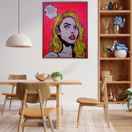 Listing 13 of 20 for ORIGINAL ACRYLIC POP ART PAINTING - Suspicious Minds