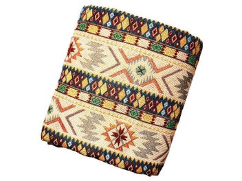 Listing 3 of 9 for Poly-Cotton Jacquard Fabric For Bags Shoes Decor DIY