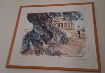 Listing 1 of 3 for <<< DEREK MARGETTS '94 " AGRIGENTO - TEMPLE OFCONCORD " PAINTING >>>