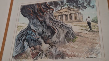 Listing 3 of 3 for <<< DEREK MARGETTS '94 " AGRIGENTO - TEMPLE OFCONCORD " PAINTING >>>
