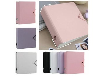 Listing 3 of 10 for A5 Macaron Color Photocard Binder Small Card Storage Book