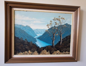 Listing 3 of 20 for <<< WELL-EXECUTED " LILY THOMPSON '88 - WILMOT PASS " OIL PAINTING >>>