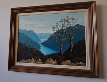 Listing 2 of 20 for <<< WELL-EXECUTED " LILY THOMPSON '88 - WILMOT PASS " OIL PAINTING >>>