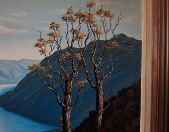 Listing 6 of 20 for <<< WELL-EXECUTED " LILY THOMPSON '88 - WILMOT PASS " OIL PAINTING >>>