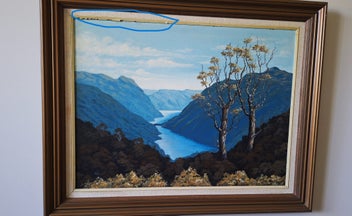 Listing 8 of 20 for <<< WELL-EXECUTED " LILY THOMPSON '88 - WILMOT PASS " OIL PAINTING >>>