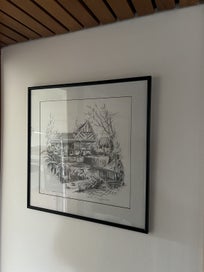 Listing 4 of 8 for Original Rodney Wells Pencil Drawing of Fitzroy Appartments - Unit 3 - Merivale