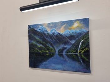 Listing 4 of 14 for Afterpay - A Fiordland Storm - Landscape Painting by Caley Hall