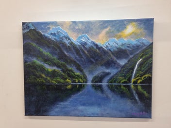 Listing 10 of 14 for Afterpay - A Fiordland Storm - Landscape Painting by Caley Hall