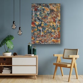Listing 7 of 15 for ORIGINAL ACRYLIC ABSTRACT PAINTING - Temporarily Eternal - 24" x 36"