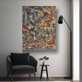 Listing 5 of 15 for ORIGINAL ACRYLIC ABSTRACT PAINTING - Temporarily Eternal - 24" x 36"