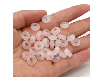 Listing 4 of 9 for 20pcs/lot Natural Stone Beads 5x10mm Hole 4mm For Jewelry Making