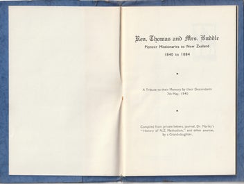 Listing 2 of 3 for Rev. Thomas and Mrs. Buddle: Pioneer Missionaries 1840 to 1884 *Rare*