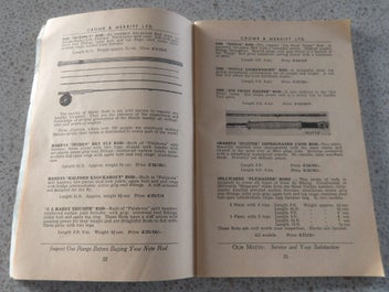 Listing 5 of 20 for *** CROMB & MERRITT LTD *** 1959 / 60 SEASON FISHING CATALOGUE ***