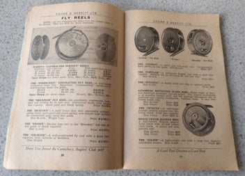 Listing 8 of 20 for *** CROMB & MERRITT LTD *** 1959 / 60 SEASON FISHING CATALOGUE ***