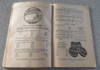 Listing 12 of 20 for *** CROMB & MERRITT LTD *** 1959 / 60 SEASON FISHING CATALOGUE ***
