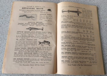 Listing 16 of 20 for *** CROMB & MERRITT LTD *** 1959 / 60 SEASON FISHING CATALOGUE ***