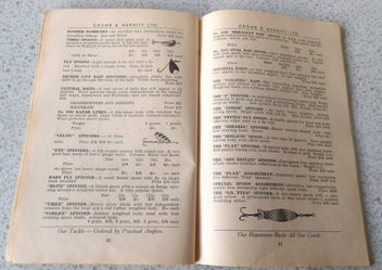 Listing 17 of 20 for *** CROMB & MERRITT LTD *** 1959 / 60 SEASON FISHING CATALOGUE ***
