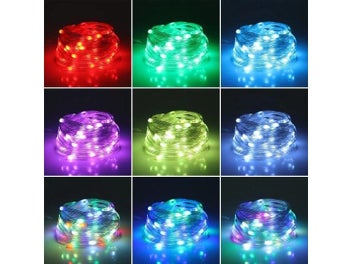 Listing 2 of 6 for RGBIC Christmas LED String Light USB Bluetooth Fairy Lights Festoon Wedding