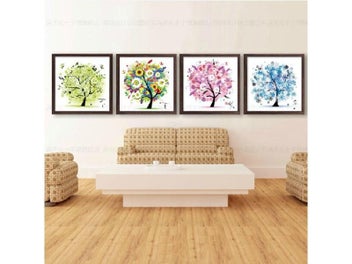 Listing 5 of 8 for [Super Deals]Needlework Cross Stitch Embroidery Kit Set 4 Seasons Rich Spring