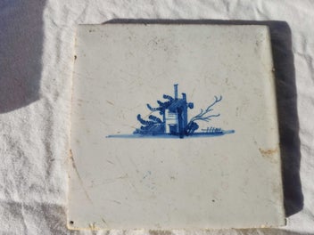 Listing 10 of 11 for 8x Antique Dutch Delft Tiles - Genuine 17th & 18th Century Tin Glazed Pottery