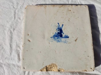 Listing 9 of 11 for 8x Antique Dutch Delft Tiles - Genuine 17th & 18th Century Tin Glazed Pottery