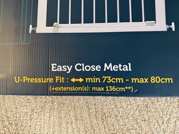 Listing 10 of 10 for Childs' Safety 1st Easy Close Metal Safety Gate.