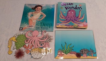 Listing 1 of 13 for 2 x sea books and magnetic ocean animals