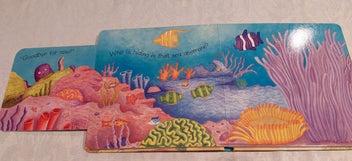 Listing 9 of 13 for 2 x sea books and magnetic ocean animals