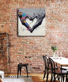 Listing 2 of 3 for Framed $1 RESERVE 1 Panel Canvas Art Print - Pop Art