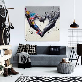 Listing 3 of 3 for Framed $1 RESERVE 1 Panel Canvas Art Print - Pop Art