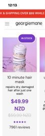 Listing 4 of 4 for Georgie Mane curly hair products