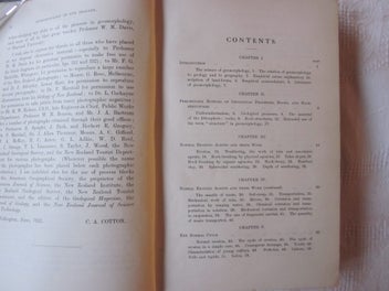 Listing 4 of 12 for GEOMORPHOLOGY OF NEW ZEALAND, PART I. SYSTEMATIC by Cotton, C.A. 1922
