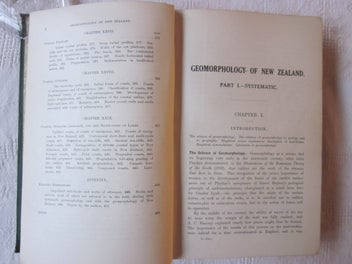 Listing 7 of 12 for GEOMORPHOLOGY OF NEW ZEALAND, PART I. SYSTEMATIC by Cotton, C.A. 1922