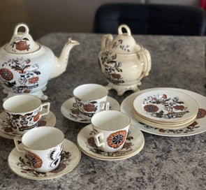 Listing 2 of 4 for Antique Porcelain tea set