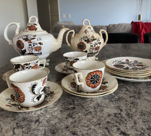 Listing 3 of 4 for Antique Porcelain tea set