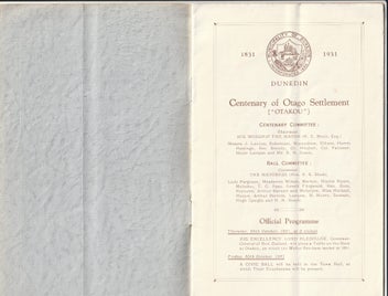 Listing 2 of 4 for Centenary of Otago Settlement 'Otakou' 1831-1931.