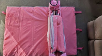 Listing 5 of 7 for Pink Portacot and Mattress