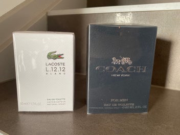 Listing 2 of 3 for Lacoste L.12.12 BLANC EDT 50ml + Coach Man EDT 60ML