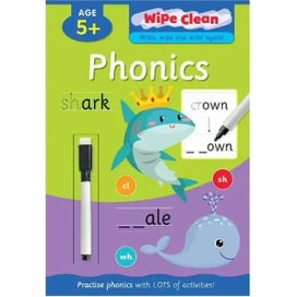 Listing 1 of 1 for Thomas Online Wipe Clean Phonics Activity Book Reusable Phonics Learning Book