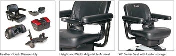 Listing 2 of 3 for Pride Go Chair powerchair for sale – excellent condition and hardly used.