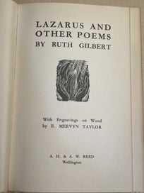 Listing 8 of 20 for Lazarus And Other Poems Ruth Gilbert. Illustrated E. Mervyn Taylor