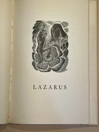Listing 10 of 20 for Lazarus And Other Poems Ruth Gilbert. Illustrated E. Mervyn Taylor