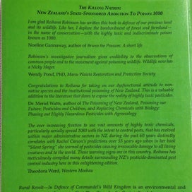 Listing 4 of 14 for The Killing Nation: New Zealand's State-Sponsored Addiction to Poison 1080 book