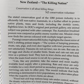 Listing 12 of 14 for The Killing Nation: New Zealand's State-Sponsored Addiction to Poison 1080 book