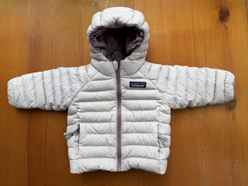 Listing 1 of 4 for Patagonia Baby Reversible Down Sweater Hooded Jacket
