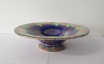 Listing 3 of 4 for Maling large pedestal butterfly bowl