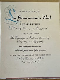 Listing 4 of 20 for The Second book of Leo Bensemann’s Work. 1952